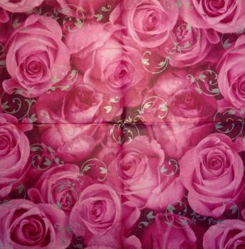 777 Roses - 3-ply (3151) - ppd - Andrea Tilk